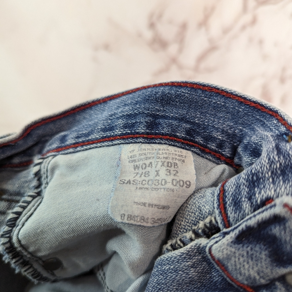 Wrangler Jeans Womens 8 X 32 20x Straight Leg Light Wash Vintage Denim - Picture 3 of 10